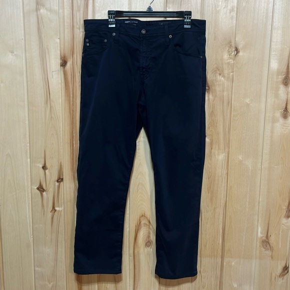 Adriano Goldschmied Navy The‎ Everett Slim Straight Pants Size 33